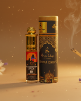 Kesar Chandan Attar 6 ml – Aroma Drops by Monika | Saffron & Sandalwood Attar | Alcohol-Free Perfume Oil