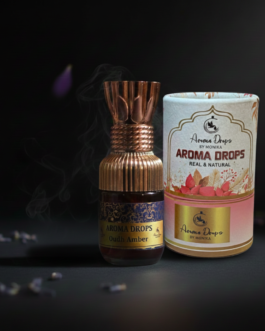 Aroma Drops by Monika Oudh Amber Attar | Premium Long-Lasting Natural Fragrance | 12 ml