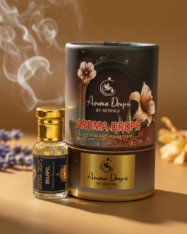 Mahfil Attar 12 ml – Aroma Drops by Monika | Long Lasting Traditional Attar | Alcohol-Free Perfume Oil